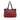 Red Bottega Veneta Nappa Intrecciato Karung Glass Tote