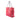 Pink Prada Floral Printed Canvas Tote
