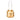 Gold Saint Laurent Small Metallic Lambskin Teddy Bucket Bag