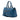 Blue Prada Vitello Daino Zip Top Satchel