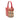 Red Burberry Haymarket Check Canvas Vanity Bag