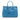 Blue Prada Large Saffiano Lux Galleria Double Zip Satchel