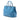 Blue Prada Large Saffiano Lux Galleria Double Zip Satchel