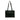 Black Saint Laurent Arabesque Embossed Leather Tote