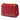 Red Gucci Small Pearl Studded Leather Padlock Crossbody