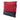 Red Bottega Veneta Canvas and Nappa Intrecciato Clutch