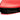 Red Saint Laurent Large Leather Belle de Jour Clutch