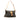 Black Fendi Zucchino Double Flap Shoulder Bag