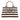 Brown Prada Small Canvas Stripes Canapa Logo Satchel