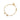 Gold Louis Vuitton Gold Plated Faux Pearl LV Floragram Bracelet