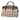 Brown Burberry House Check Canvas Boston Bag