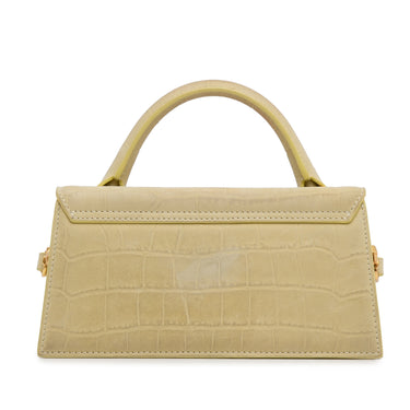 Yellow Jacquemus Embossed Le Chiquito Long Satchel