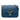 Blue Chanel Large Quilted Sheepskin Front Chain Flap Crossbody Bag