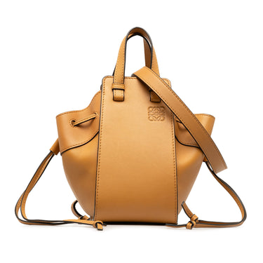 Tan Loewe Mini Hammock Bag Satchel - Designer Revival
