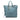 Blue Prada Vitello Daino Open Convertible Tote Satchel - Designer Revival