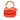 Orange Gucci Mini Calfskin 1947 Bamboo Top Handle Bag Satchel