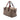 Beige Gucci GG Canvas Web Duffle Bag