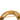 Gold Chanel CC Gold Plated Five Charm Ring Brooch