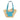 Blue LOEWE Small Raffia Basket Tote