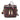 Blue Dior Micro Lambskin Heart Print Lady Dior Vanity Case