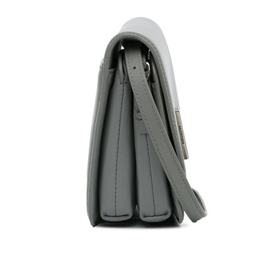 Gray Balenciaga Small B Crossbody Bag - Designer Revival