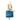 Blue Prada Vitello Daino Canapa Open Convertible Tote Satchel - Designer Revival