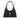 Black Gucci Canvas Jackie Bardot Shoulder Bag