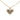 Gold Chanel Gold Plated CC Faux Pearl Crystal Heart Pendant Necklace