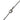 Black Chanel CC Ruthenium Plated Pendant Necklace