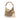 Beige Gucci GG Canvas Bamboo Diana Satchel