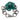 Green Chanel CC Brass Ruthenium and Enamel Camellia Chain Bracelet