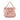 Pink Chanel Mini Quilted Metallic Calfskin 22 Handbag Satchel