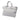 Gray Burberry Embossed Leather Dewsbury Satchel