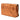 Orange Dior Metallic Patent Microcannage Diorama Wallet on Chain Crossbody Bag