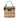 Brown Burberry Haymarket Check Canvas Vanity Bag