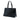 Black Chanel Large Quilted Patent Boy Shopping Tote