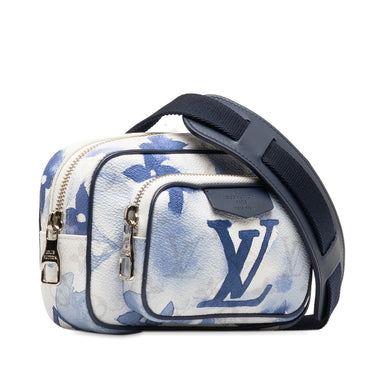 Blue Louis Vuitton Monogram Watercolor Outdoor Pouch Belt Bag