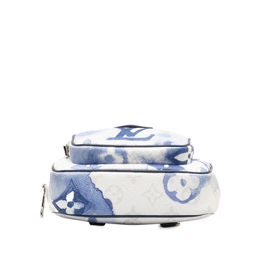 Blue Louis Vuitton Monogram Watercolor Outdoor Pouch Belt Bag - Designer Revival