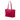Pink Prada Saffiano Trimmed Tessuto Open Convertible Tote Satchel