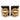 Black Chanel CC Bicolor Acrylic Rectangular Clip On Earrings
