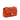 Orange Chanel Mini Rectangular Classic Lambskin Single Flap Crossbody Bag