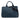 Blue Prada Denim Canapa Logo Satchel