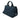 Blue Prada Denim Canapa Logo Satchel