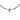 Black Hermès Palladium Plated Vive L Idee Heart Padlock Choker Necklace