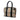 Beige Burberry Haymarket Check Coated Canvas Business Bag