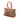 Brown Gucci GG Canvas Web Satchel