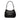 Black Prada Vitello Daino Trimmed Tessuto Shoulder Bag