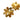 Gold Chanel CC Gold Plated Floral Clip On Earrings