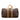 Brown Louis Vuitton Monogram Keepall 55 Travel Bag