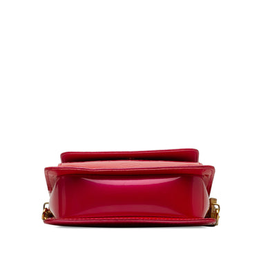 Pink Louis Vuitton Monogram Vernis Pochette Mott Shoulder Bag